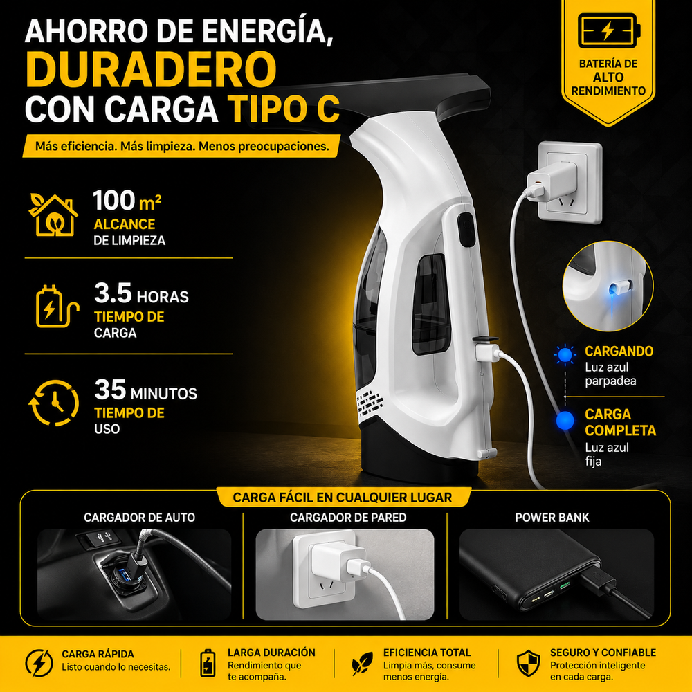 Limpiacristales Electrico Extensible