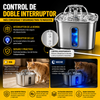 Fuente de Agua de Acero Inoxidable para Mascota