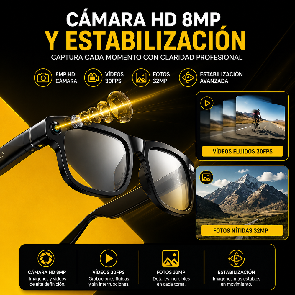 Gafas Inteligentes con Cámara