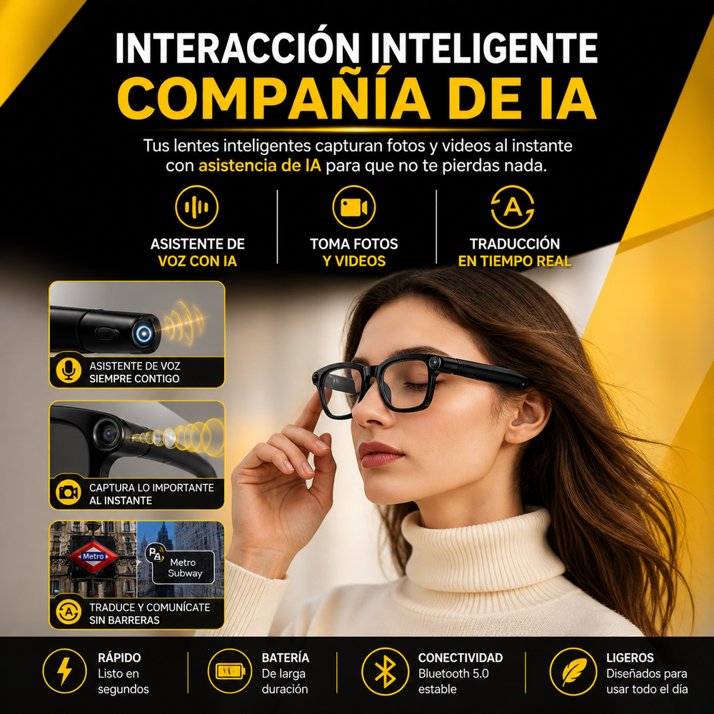 Gafas Inteligentes con Cámara