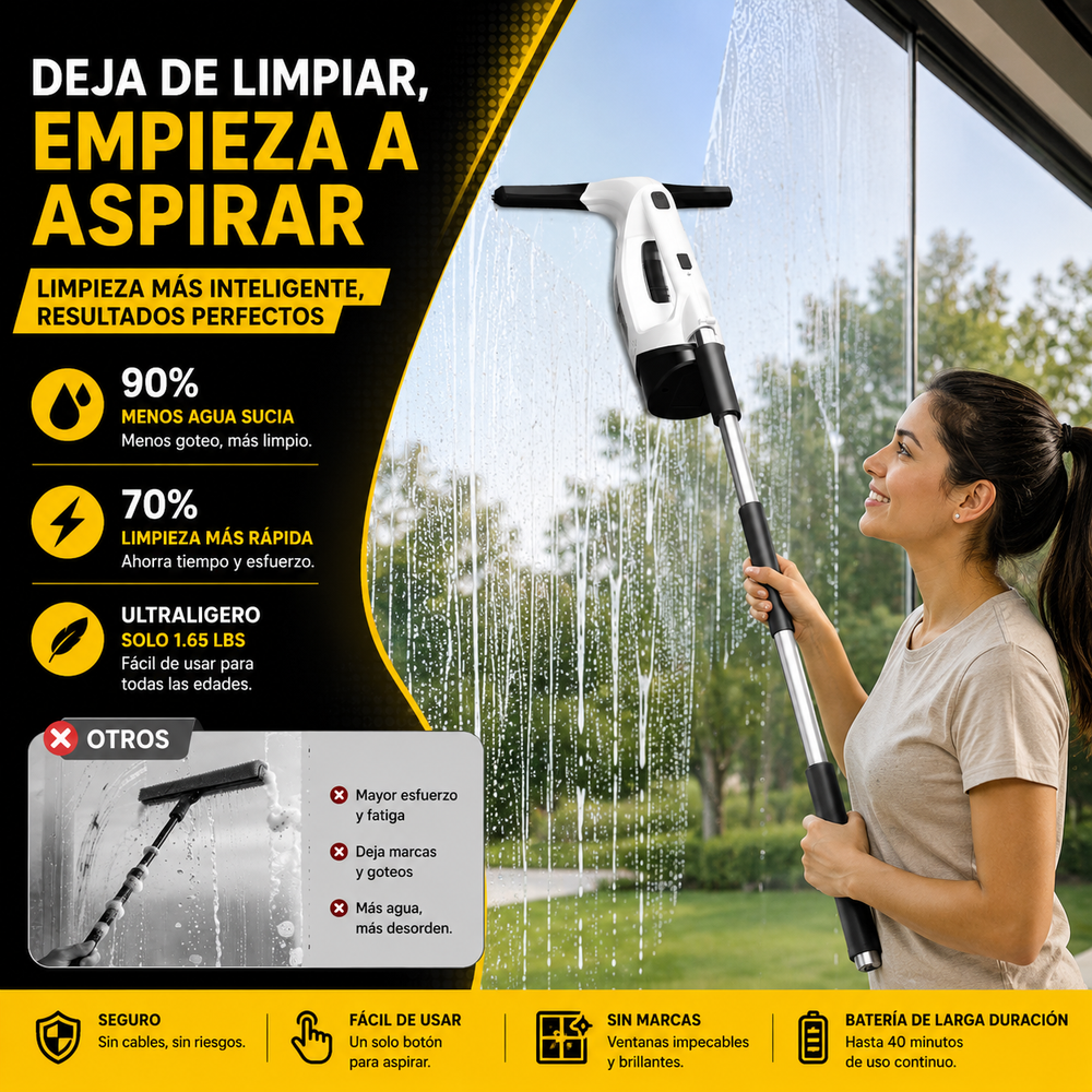 Limpiacristales Electrico Extensible