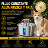 Fuente de Agua de Acero Inoxidable para Mascota