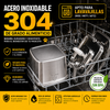 Fuente de Agua de Acero Inoxidable para Mascota