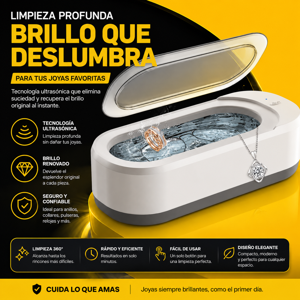 Limpiador Ultrasónico para prendas