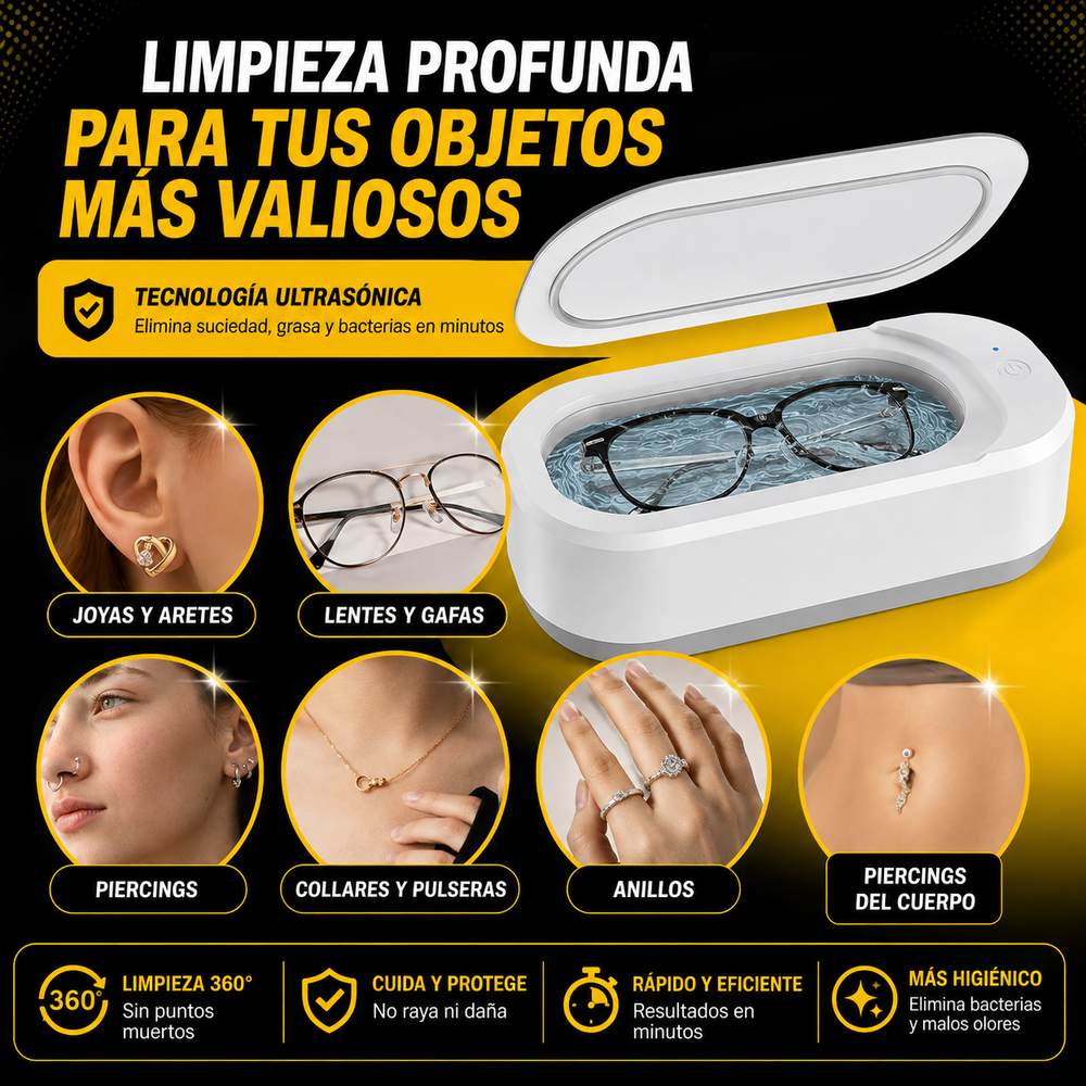 Limpiador Ultrasónico para prendas