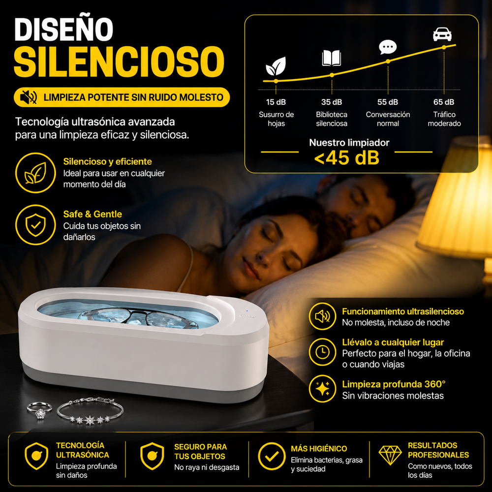 Limpiador Ultrasónico para prendas