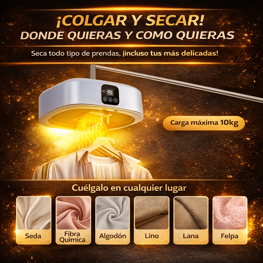 Secadora de Ropa Portátil Inteligente